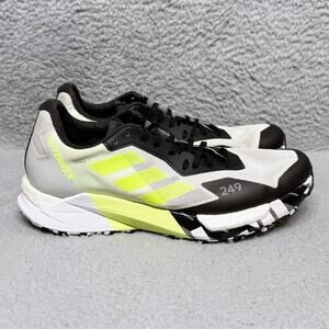 Adidas Terrex Agravic Ultra Womens Size 10 Trail Running Shoes White Yellow